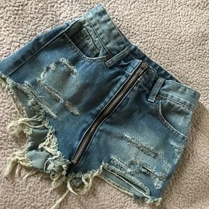 UNIF booty cut shorts